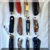 C43. Pocket and Swiss army knives.